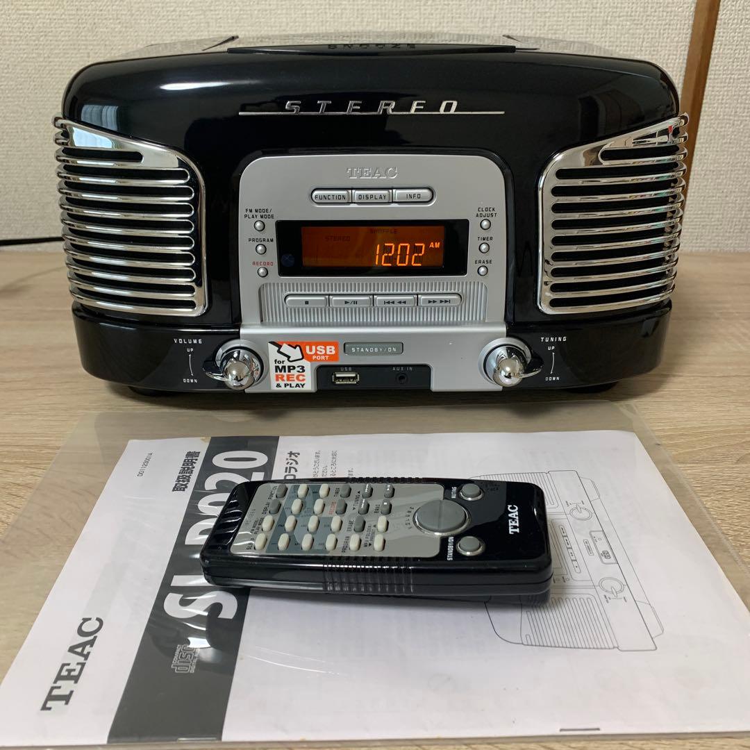 希少 TEAK レトロ CDラジオプレーヤー(本体美品ですが、、、 CD不可)