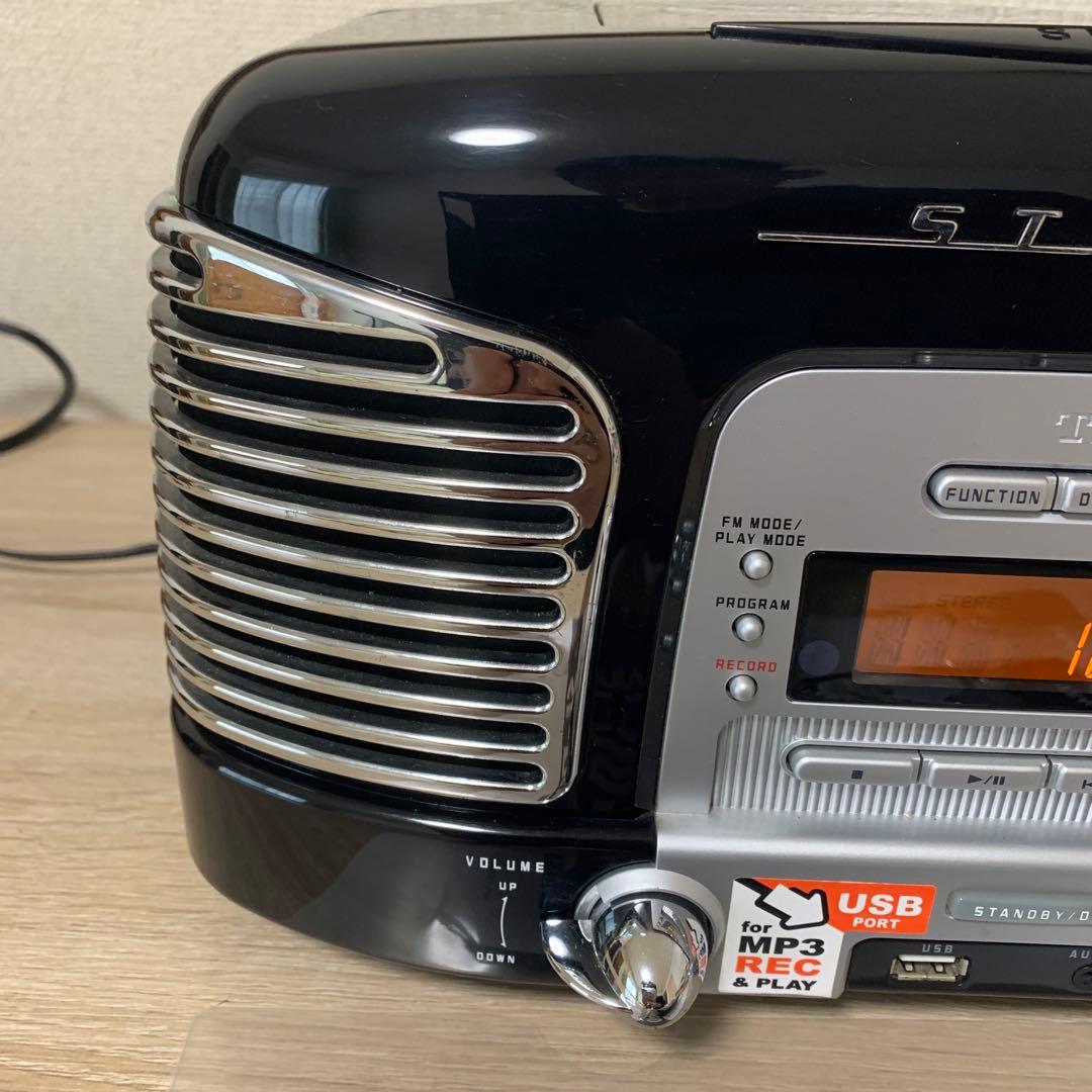 希少 TEAK レトロ CDラジオプレーヤー(本体美品ですが、、、 CD不可)