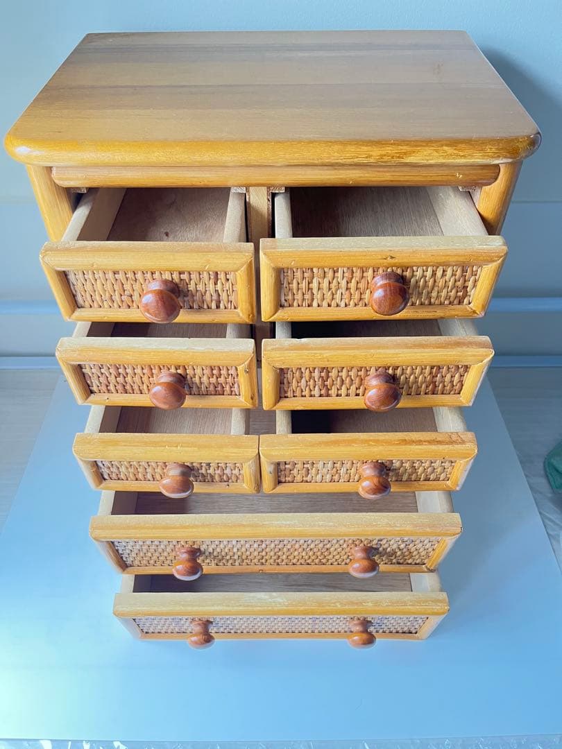 ラタン小引き出し　小物収納