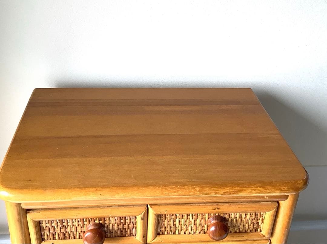 ラタン小引き出し　小物収納