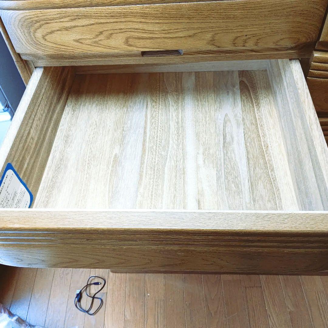 府中家具和箪笥　全面天然ナラ材　内側総桐