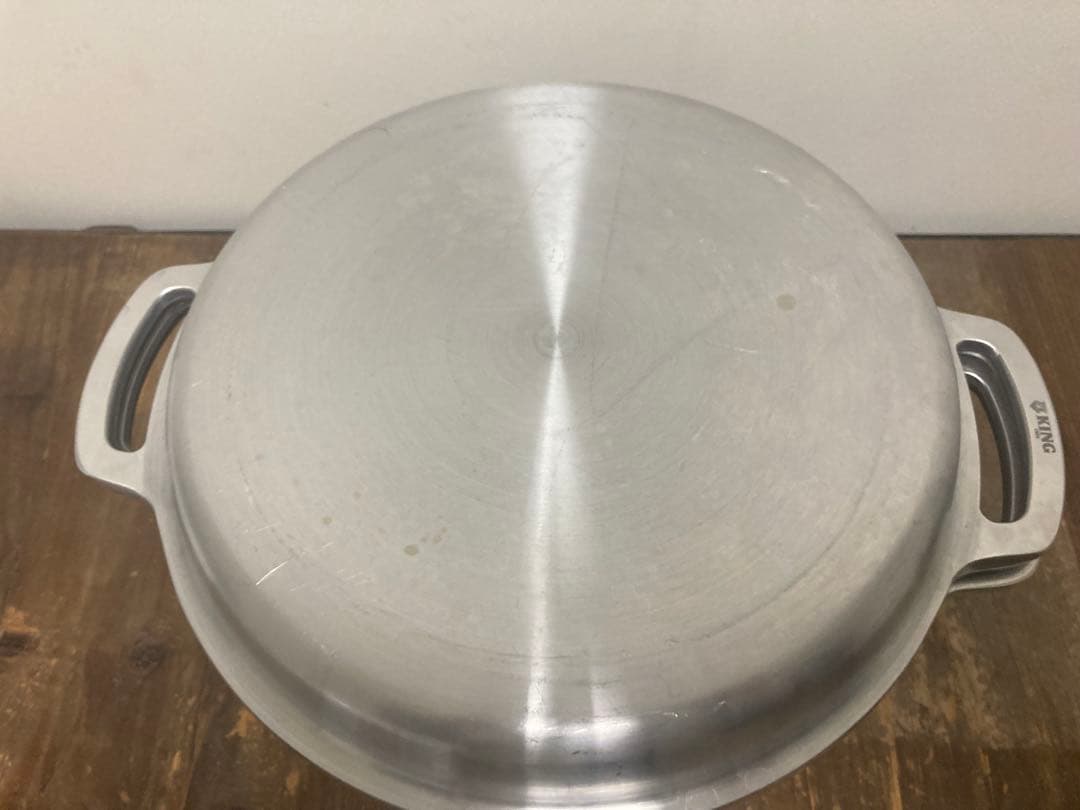 【日本製】 ＨＡＬムスイ　ＫＩＮＧ無水鍋 ２４ｃｍ