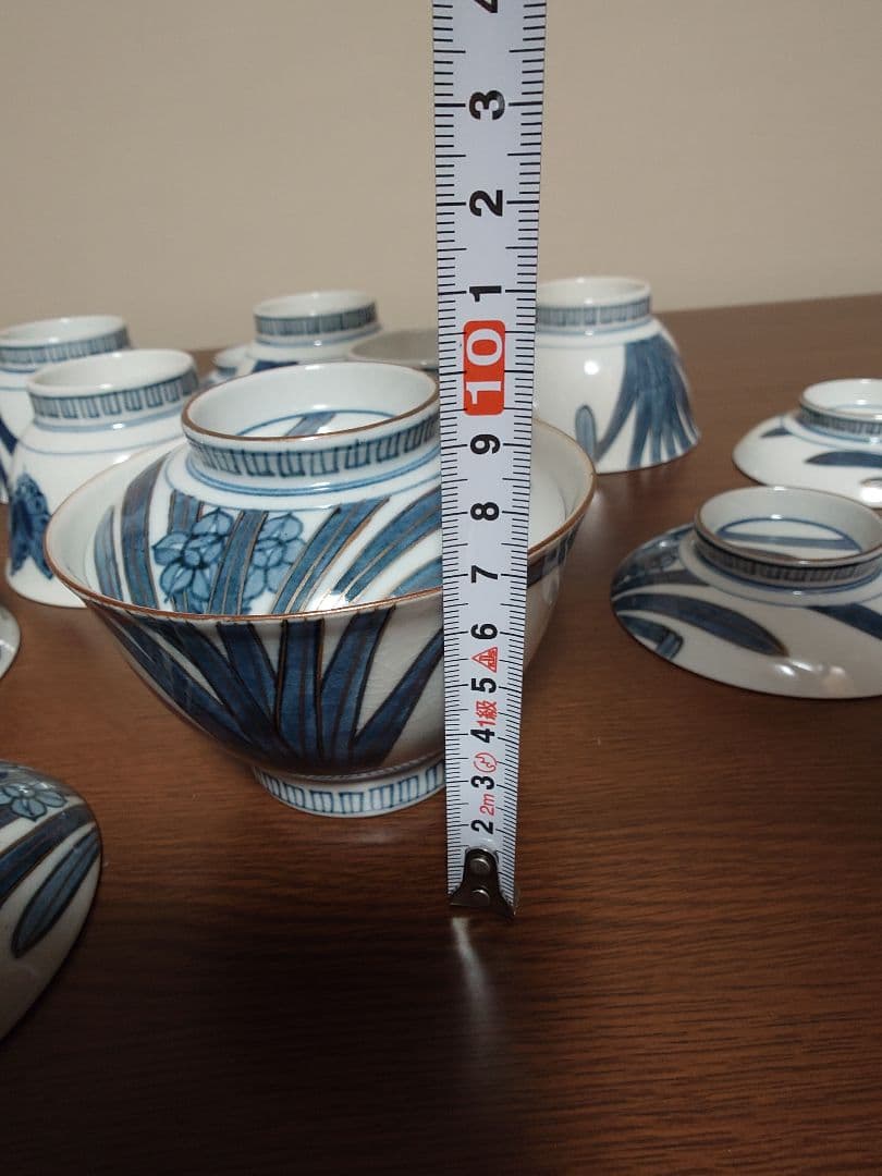 九谷造り蓋つき煮物椀 9個セット