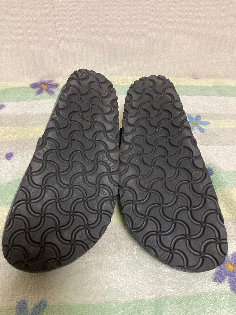 【極美品】ビルケンシュトック　ボストン　ナロー　ウール　フェルト　23cm