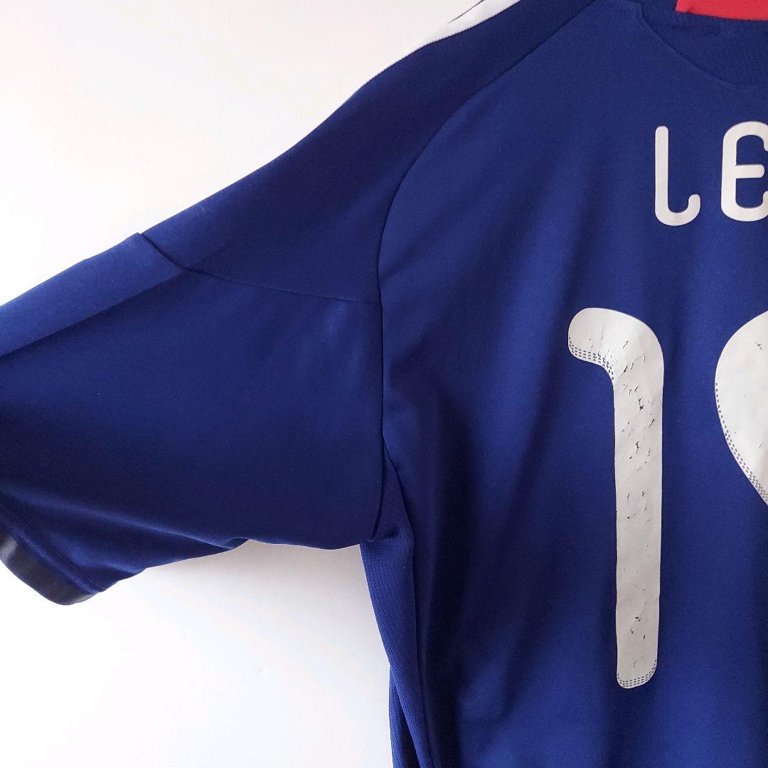 超希少2011アジアカップ日本代表李忠成選手公式ユニフォーム L 青オフィシャル