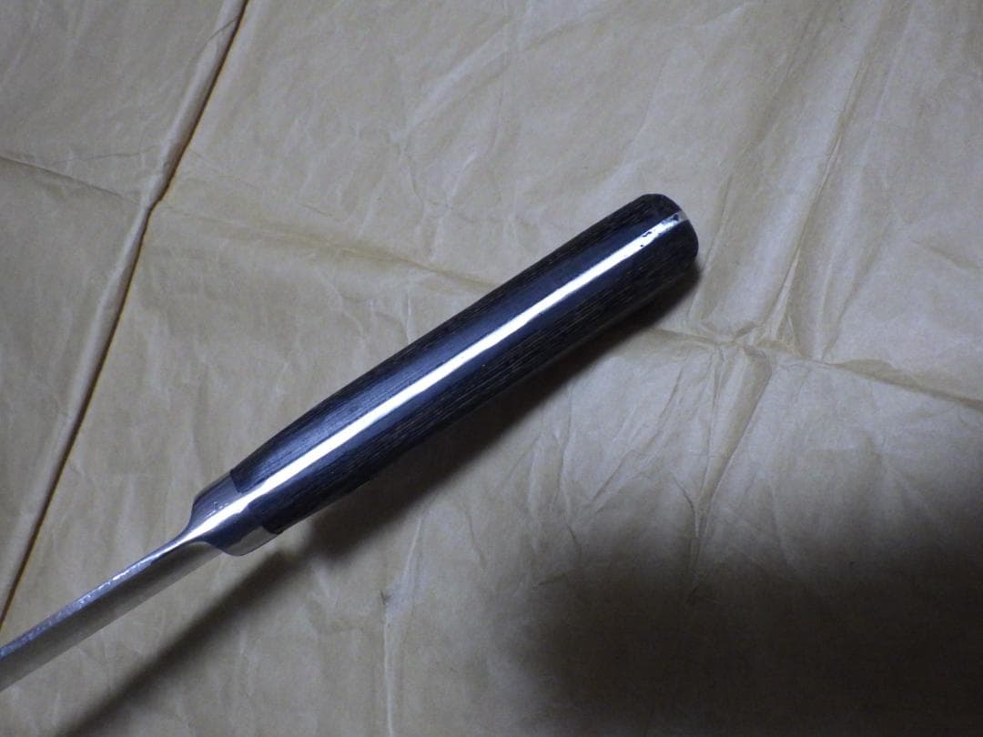 INOX鋼★正金・牛刀ナイフ包丁★昭和ビンテージ★手研ぎ済み★