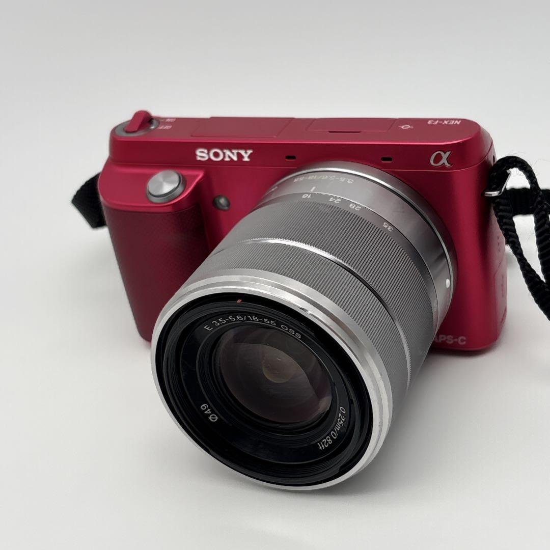 SONY NEX-3 赤 ミラーレス一眼カメラ