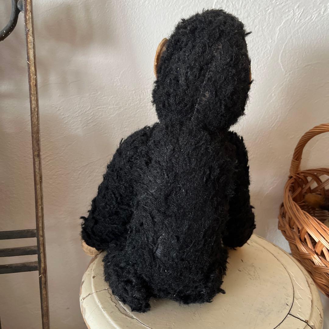 ドイツ　アンティーク　サル　猿　ぬいぐるみ　お座り49cm ベア　ビンテージ