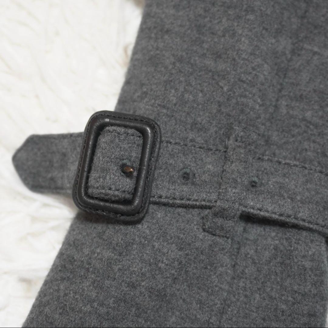 美品 バーバリー ピーコート ナポレオン ノバチェック ショート丈 ダブル