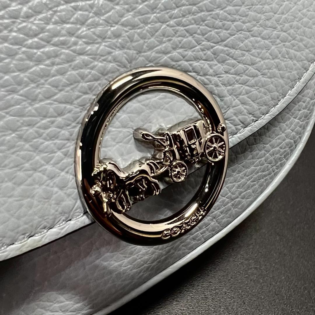 ✨正規品＆極美品‼️✨ コーチ レザー ウエストバッグ ヒップバッグ ブルー