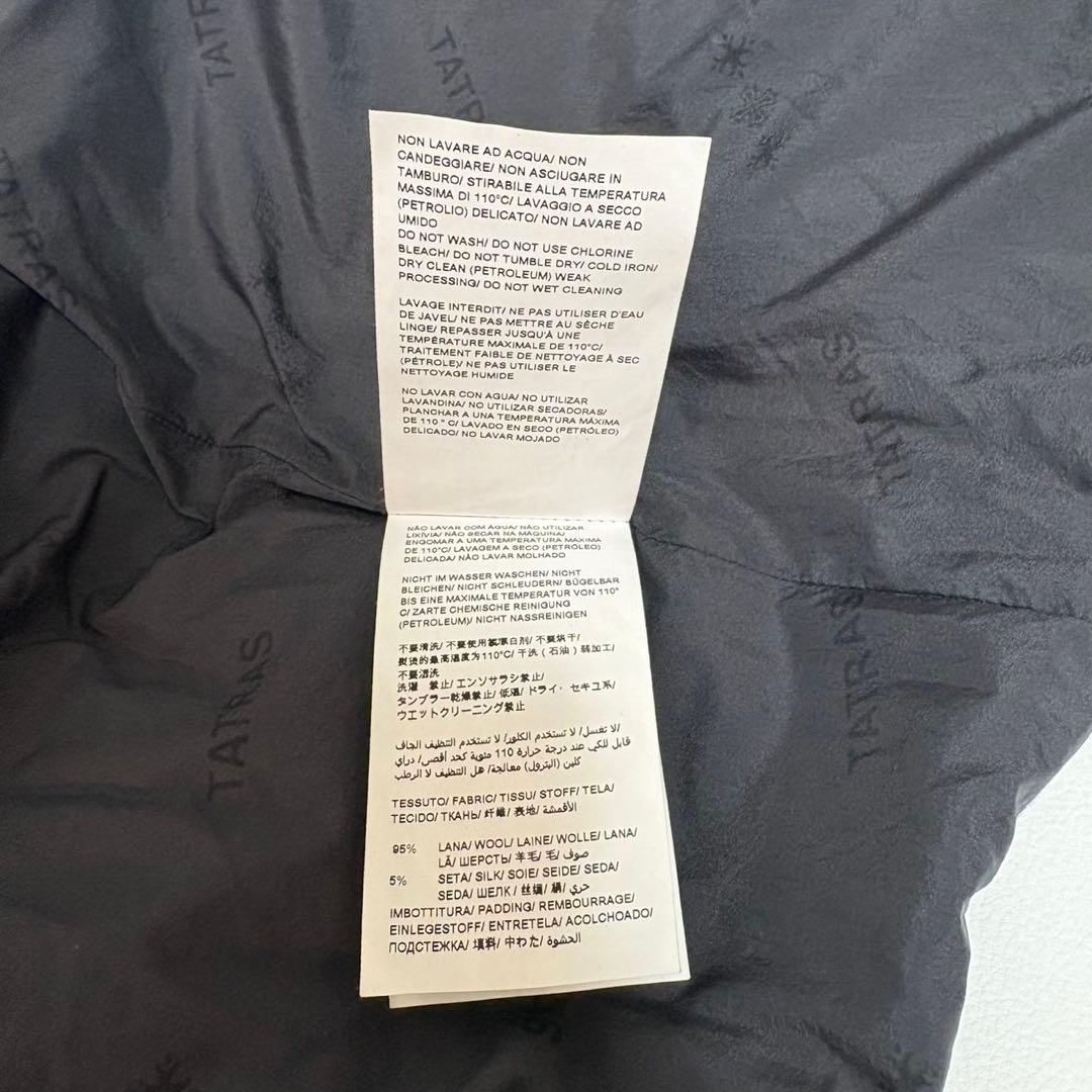 高級ダウン ＊ 美品＊ タトラス FONDO ファー ウール ダウン XL