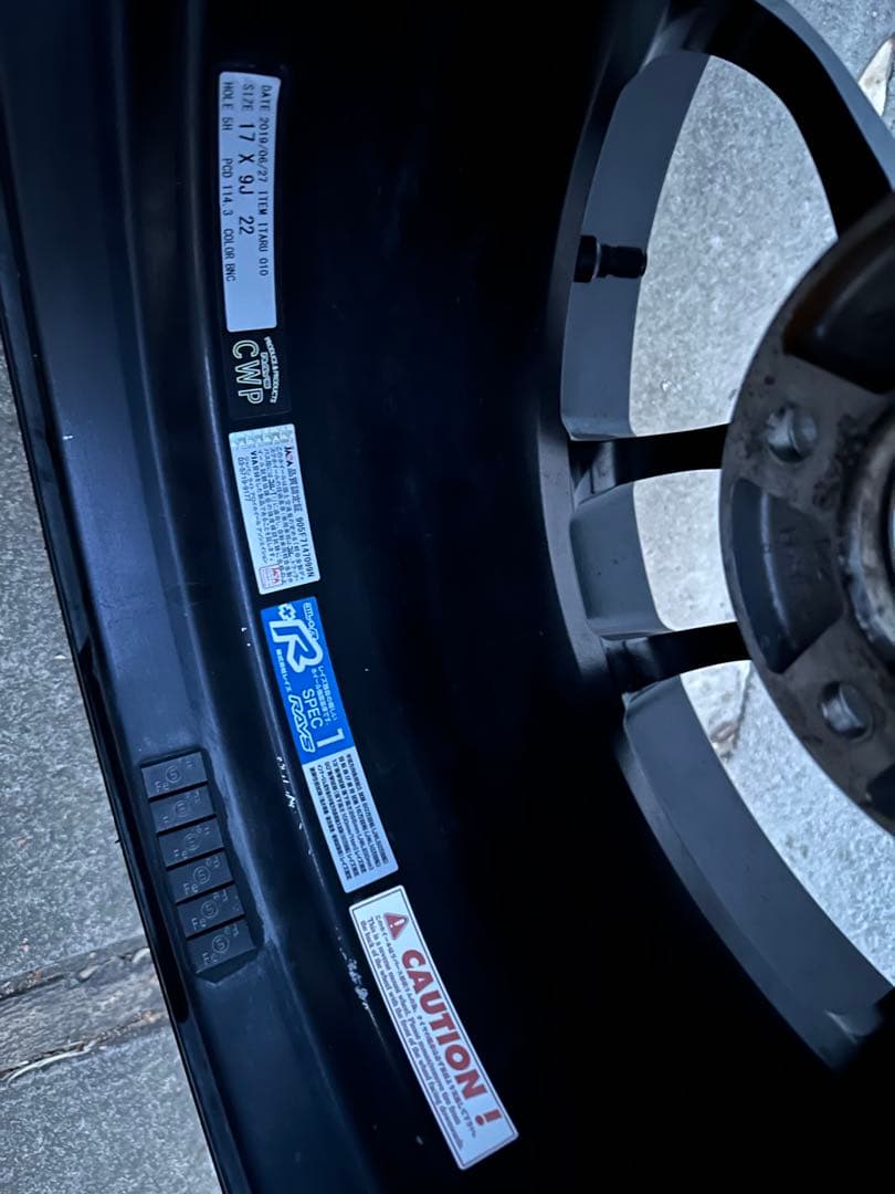 RAYS タイヤホイール4本セット ITARU 010