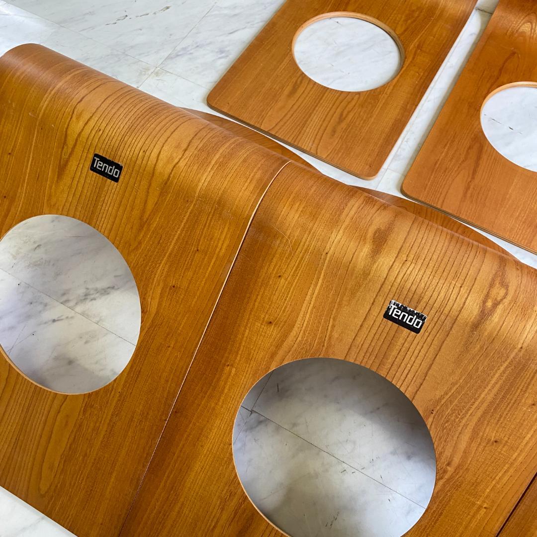 天童木工 Tendo 座椅子 木製 座椅子 藤森健次デザイン 8セット 美品