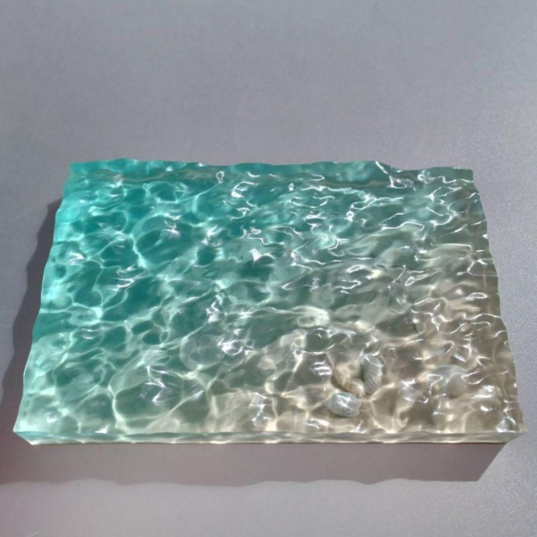 【 海のかけら No.2855 】エポキシレジン オーシャンアート レジンアート
