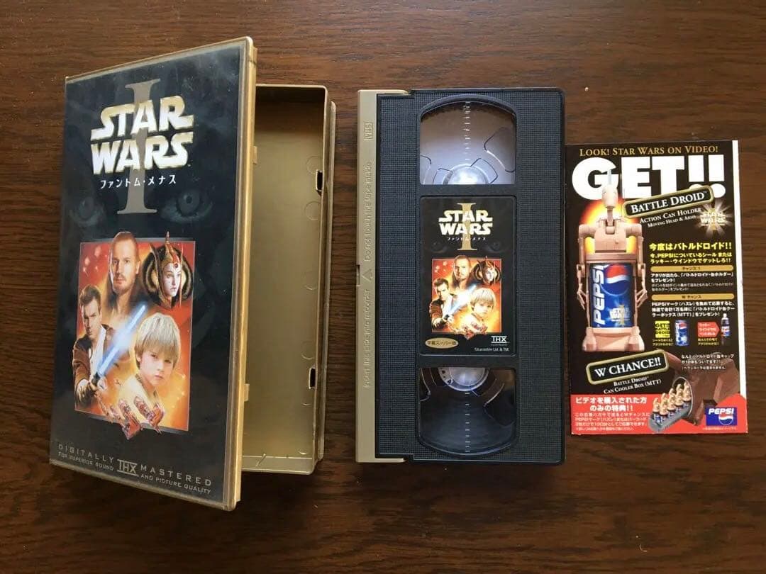 スター・ウォーズVHS ビデオ　エピソード1 : ファントム・メナス