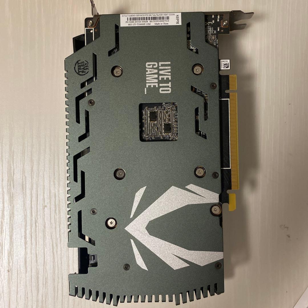 【ジャンク品】RTX2060 ZOTACGAMING