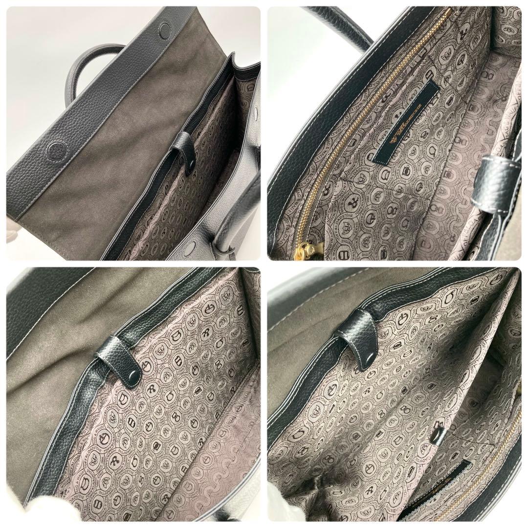 ちくわぶ✨トフ&ロードストーン デボネア ビジネスバッグ 黒 レザー 仕事