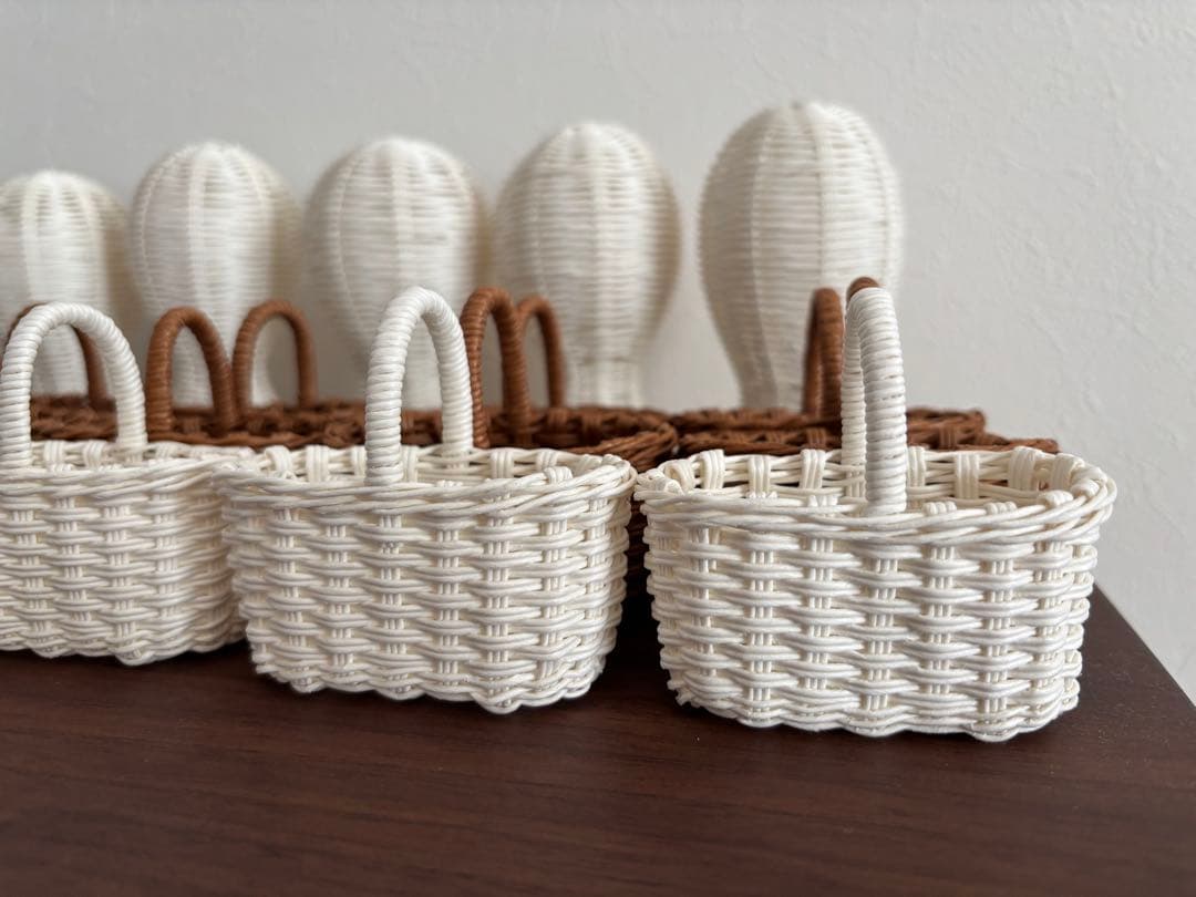 さくら様ご確認ページです。クラフトバンドミニバスケット、ミニ帽子スタンド