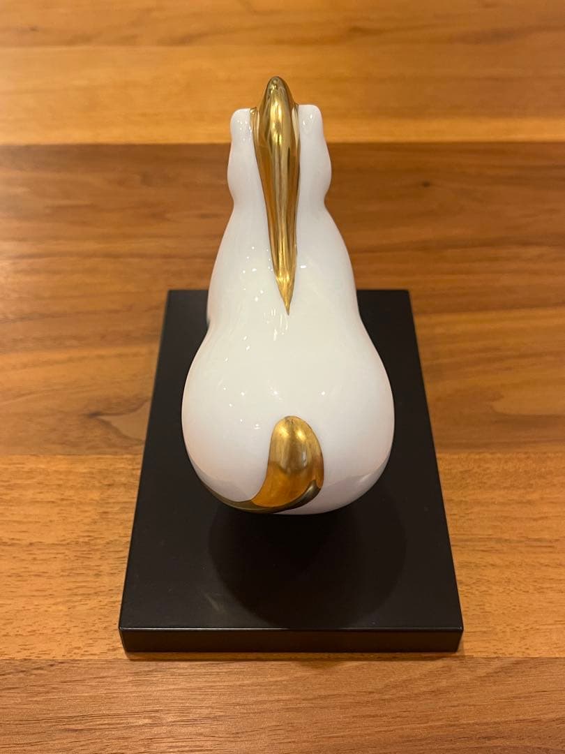 畑石眞嗣作　干支置物（敷板付き）