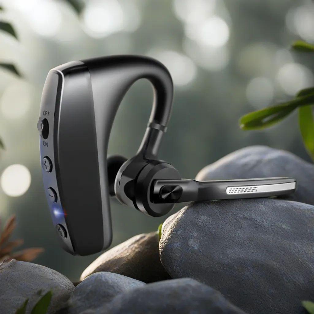 Bluetoothヘッドセット5.0 - ワイヤレス、イヤホン、ハンズフリー通話