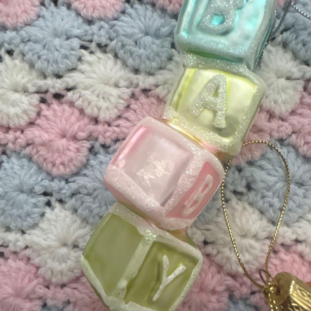 7058. パステル・baby ベビー オーナメント