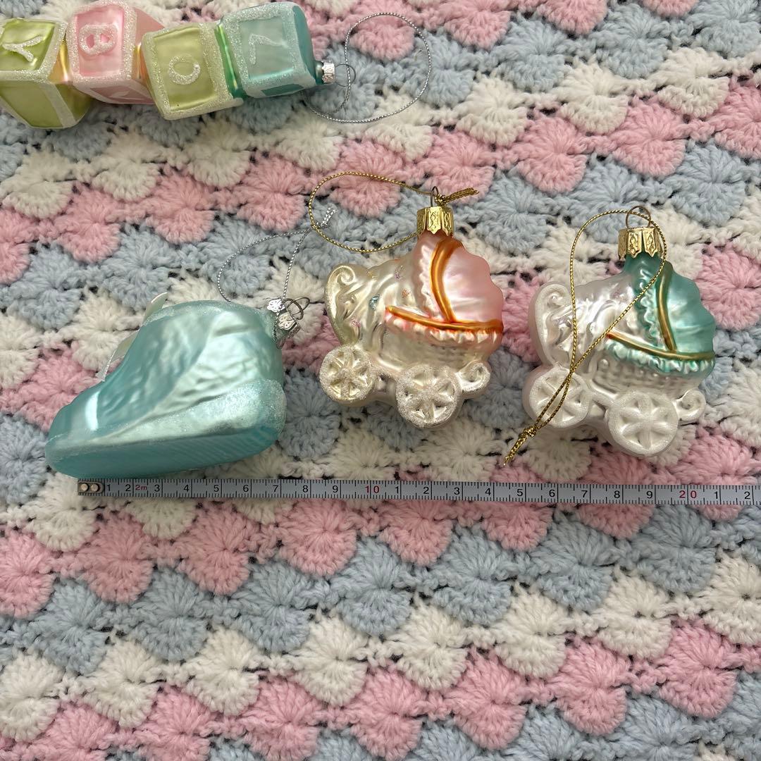 7058. パステル・baby ベビー オーナメント