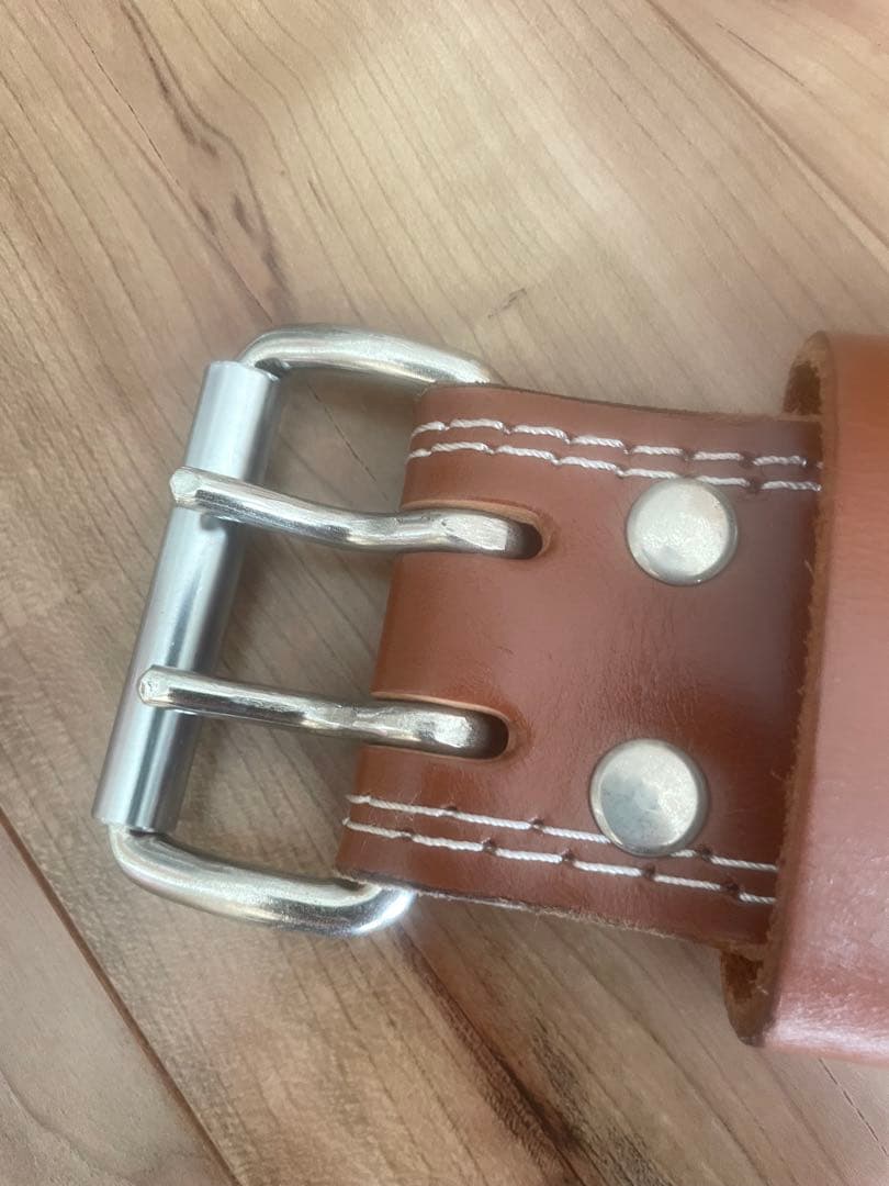 GOLD'S GYM レザーベルト　パワーベルト Sサイズ　ゴールドジム