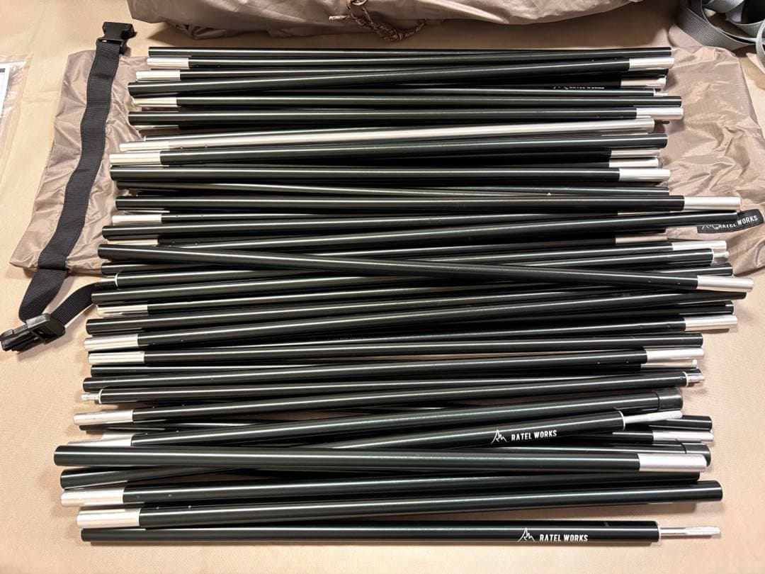 【最終価格】ラーテルワークス　ガーネル　2ルームテント　メッシュ窓スカート付き