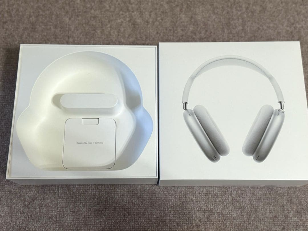 【Apple正規品・美品】AirPods Max シルバー 箱付き