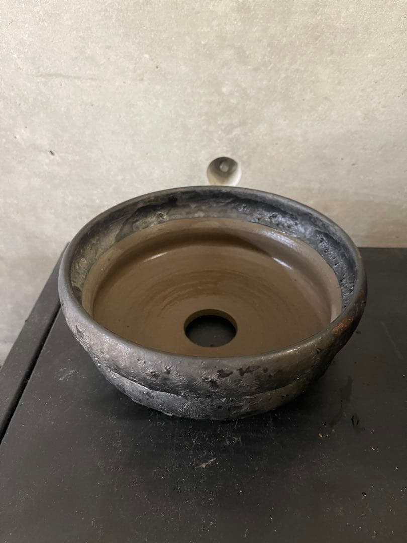 中川智治　植木鉢　中鉢　作家鉢