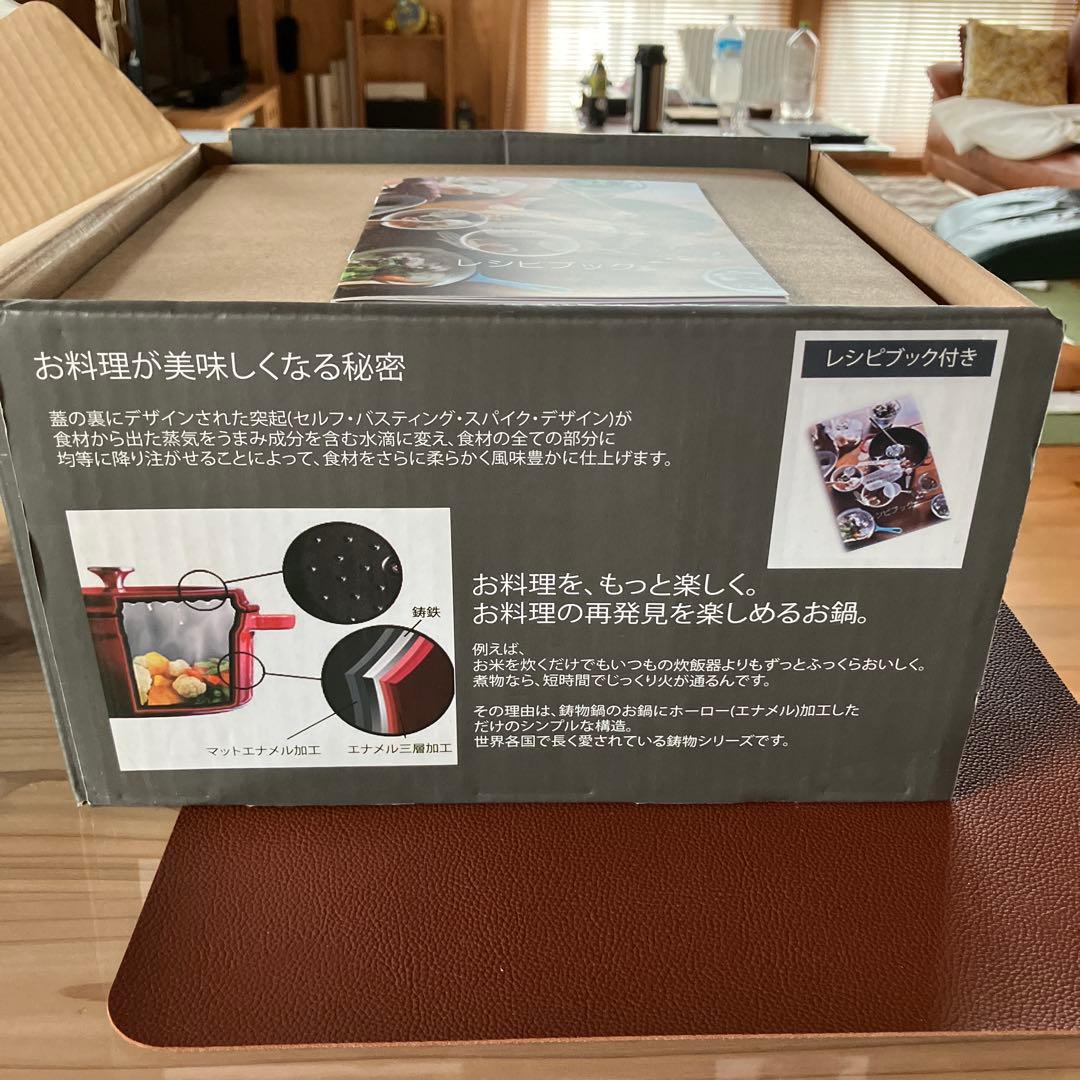 Cocotte 鋳鉄製 両手鍋 22cm グレー