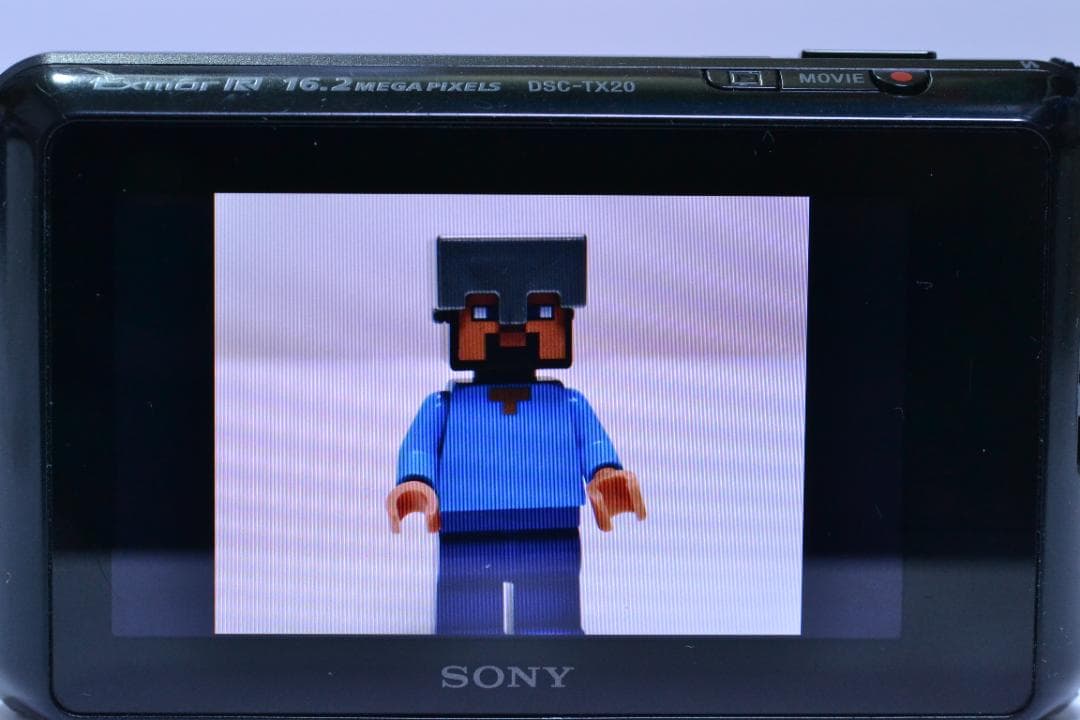 完動品 SONY Cyber-shot DSC-TX20 ブラック フタ注意