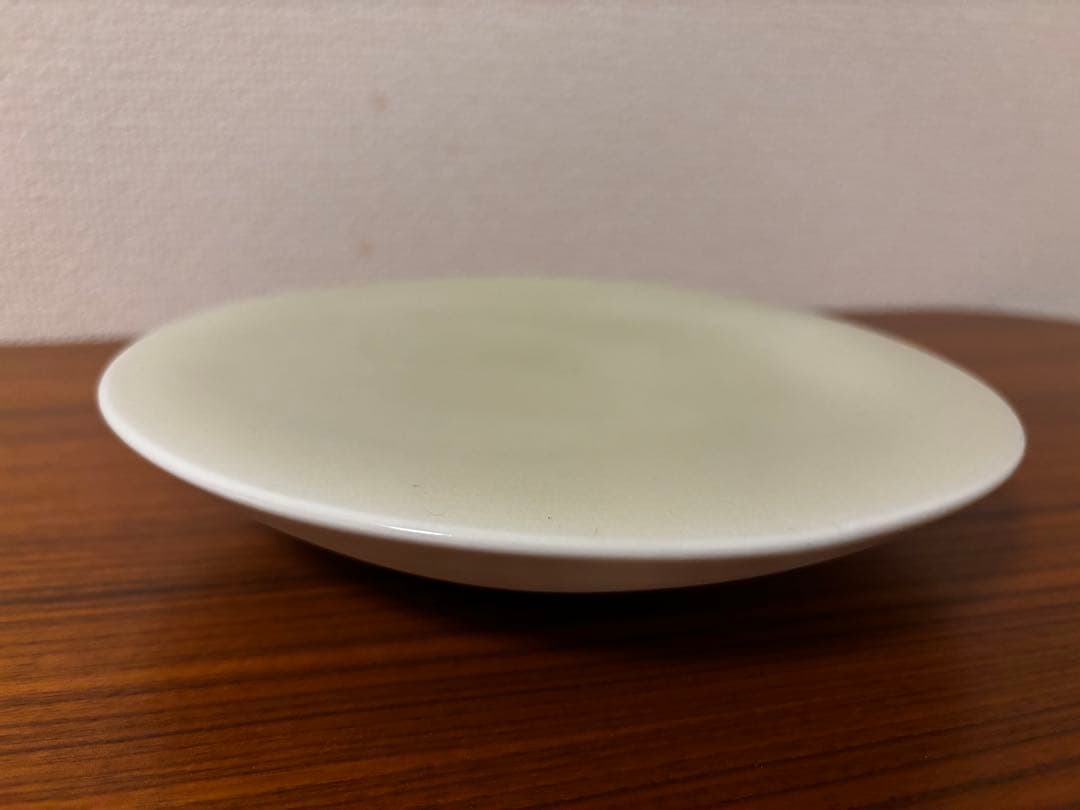 Gaku Ceramics アイボリーホワイト 陶器 楕円形皿 釋永岳