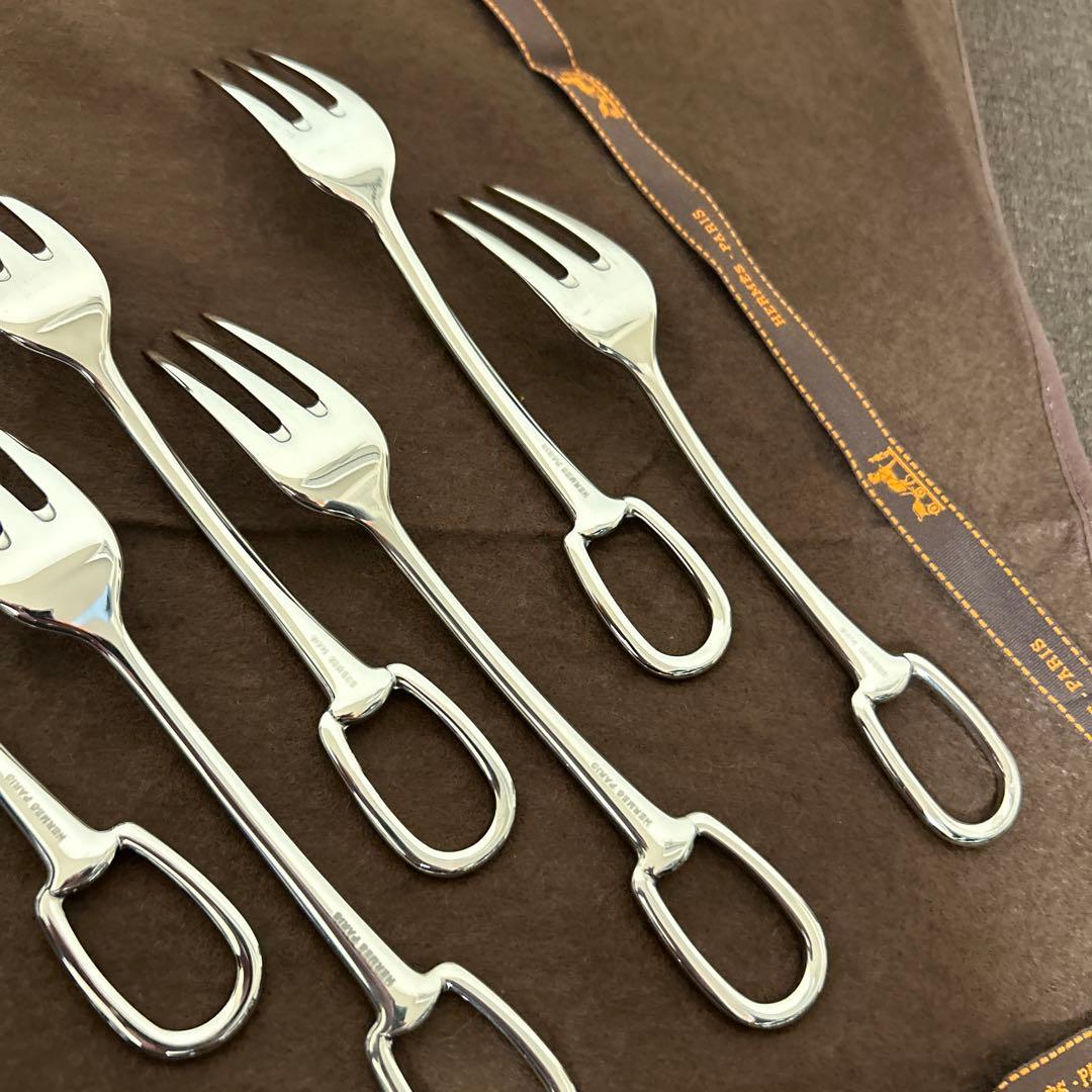 エルメス　アトラージュ　カトラリー　デザートフォーク