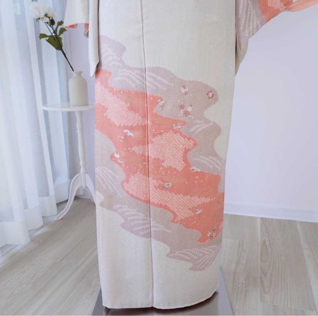 訪問着　4点フルセット 280B 正絹 七五三 お宮参り 結婚式