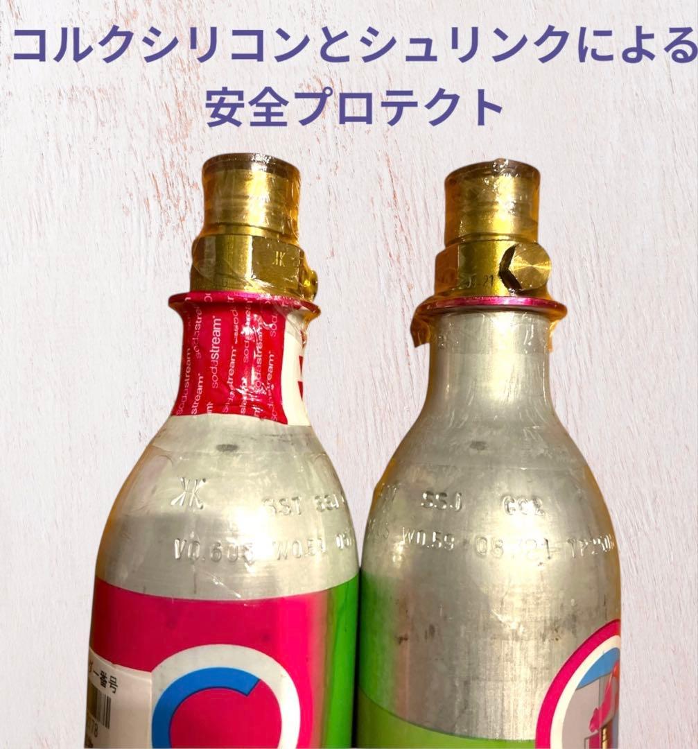 Sodastream E-TERRA 満タンガスシリンダー2本　専用ボトル1本
