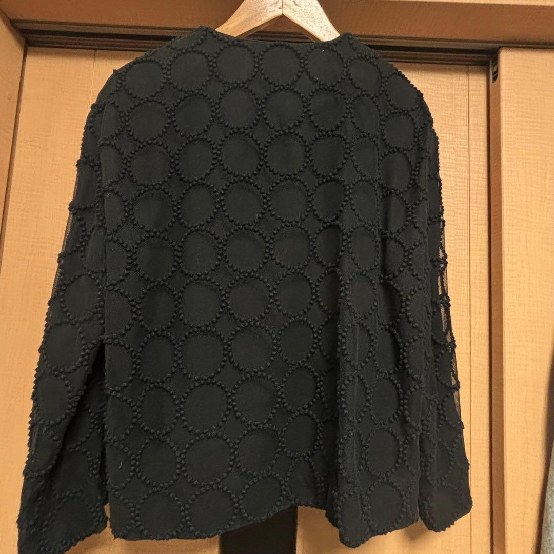 ミナペルホネン タンバリン　ジャケット黒38号