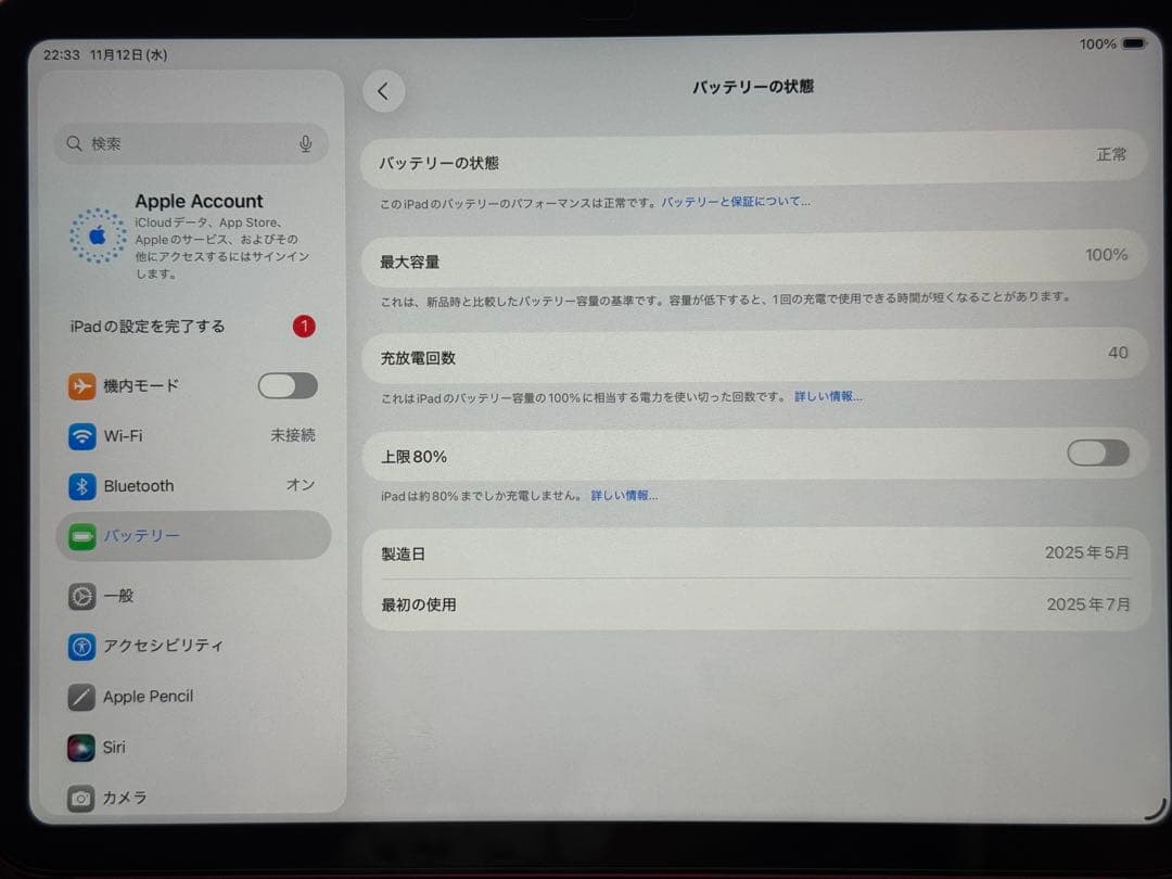 iPad (A16) 11世代 11インチ 128GB WiFi ピンク
