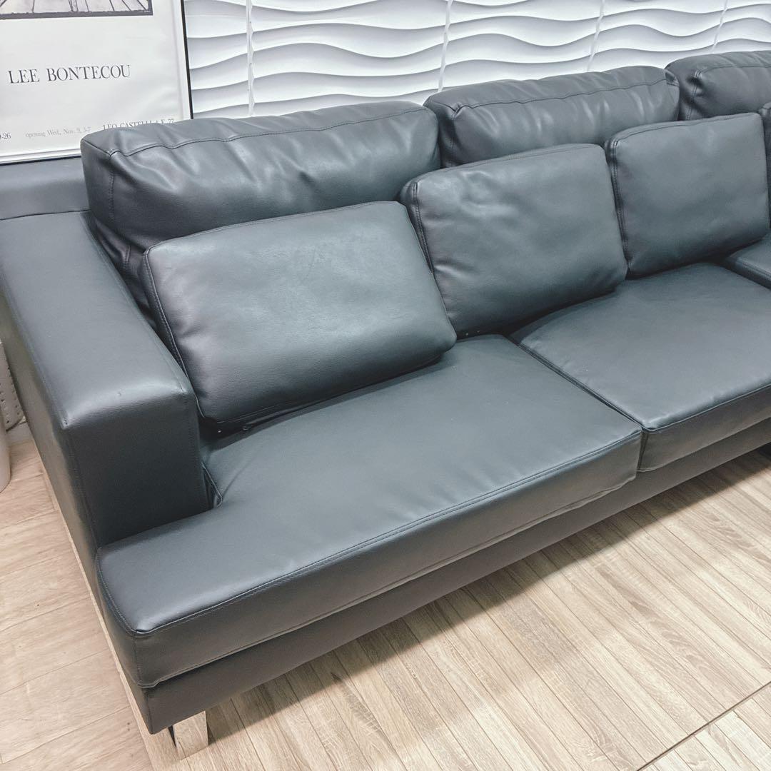 ◇大阪府全域 神戸市 配達料無料！◇カウチソファ◇コーナーソファ◇4人掛け◇