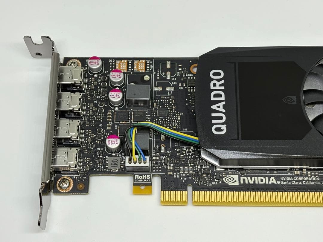 NVIDIA QUADRO P1000★ロープロファイルブラケット