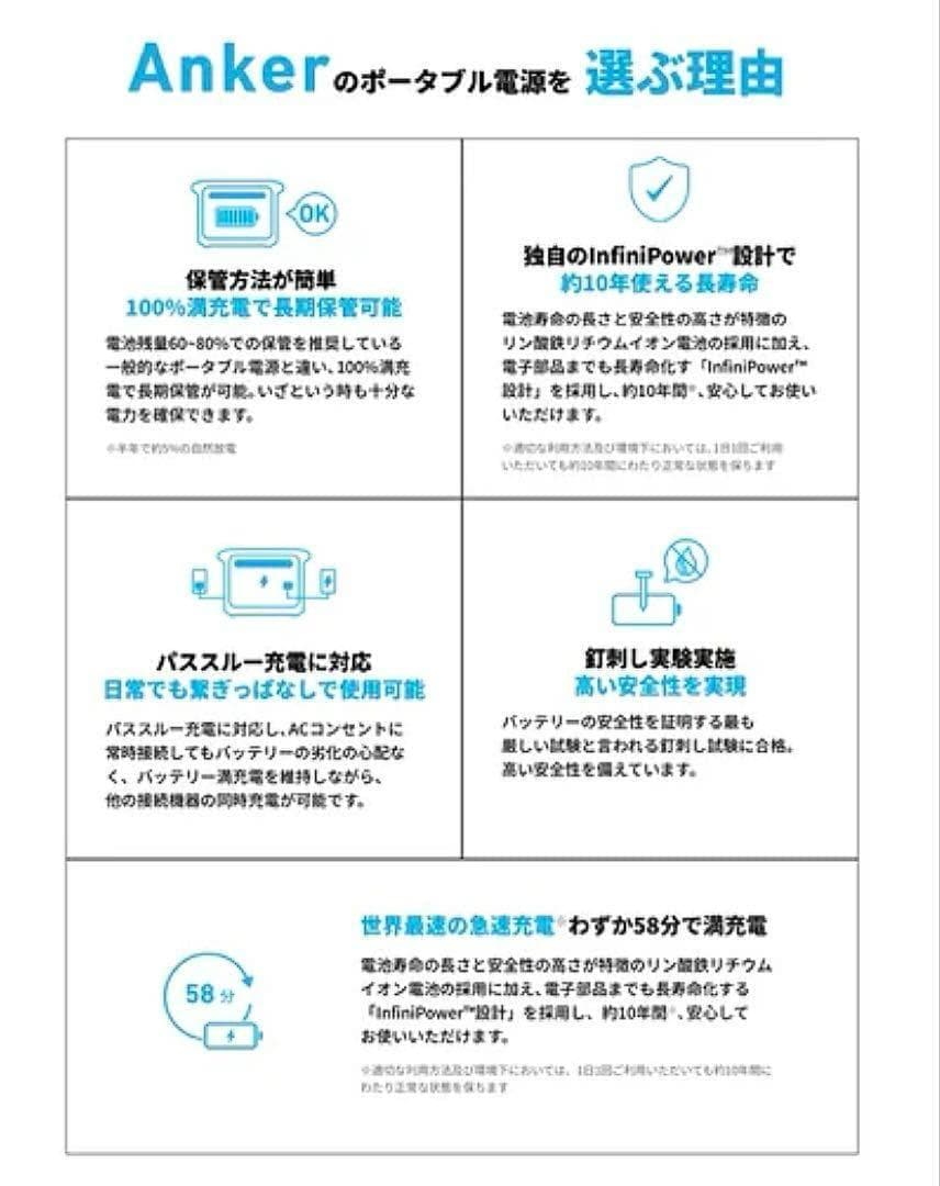 発電機・ポータブル電源 Anker C800 Plus Portable PowerStation