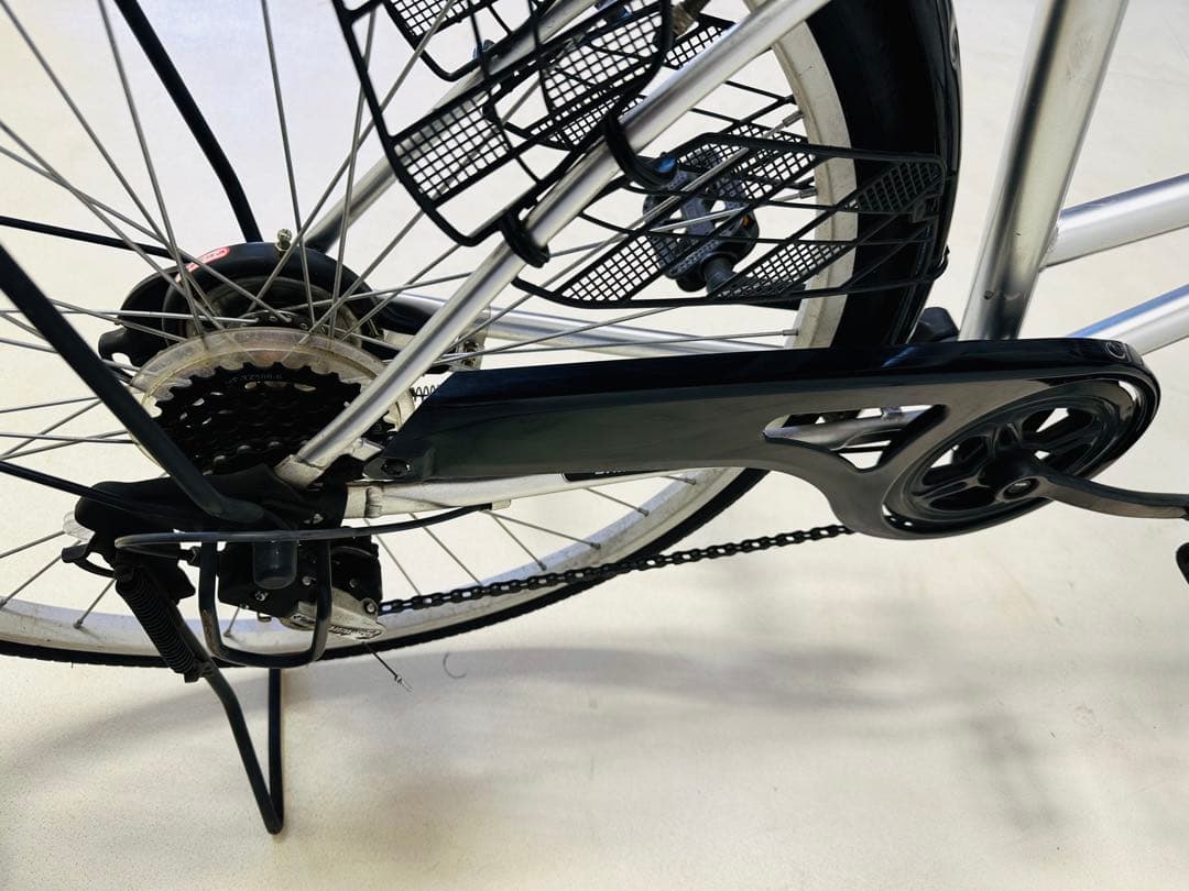 自転車 26インチ シティタイプ 前カゴ付き