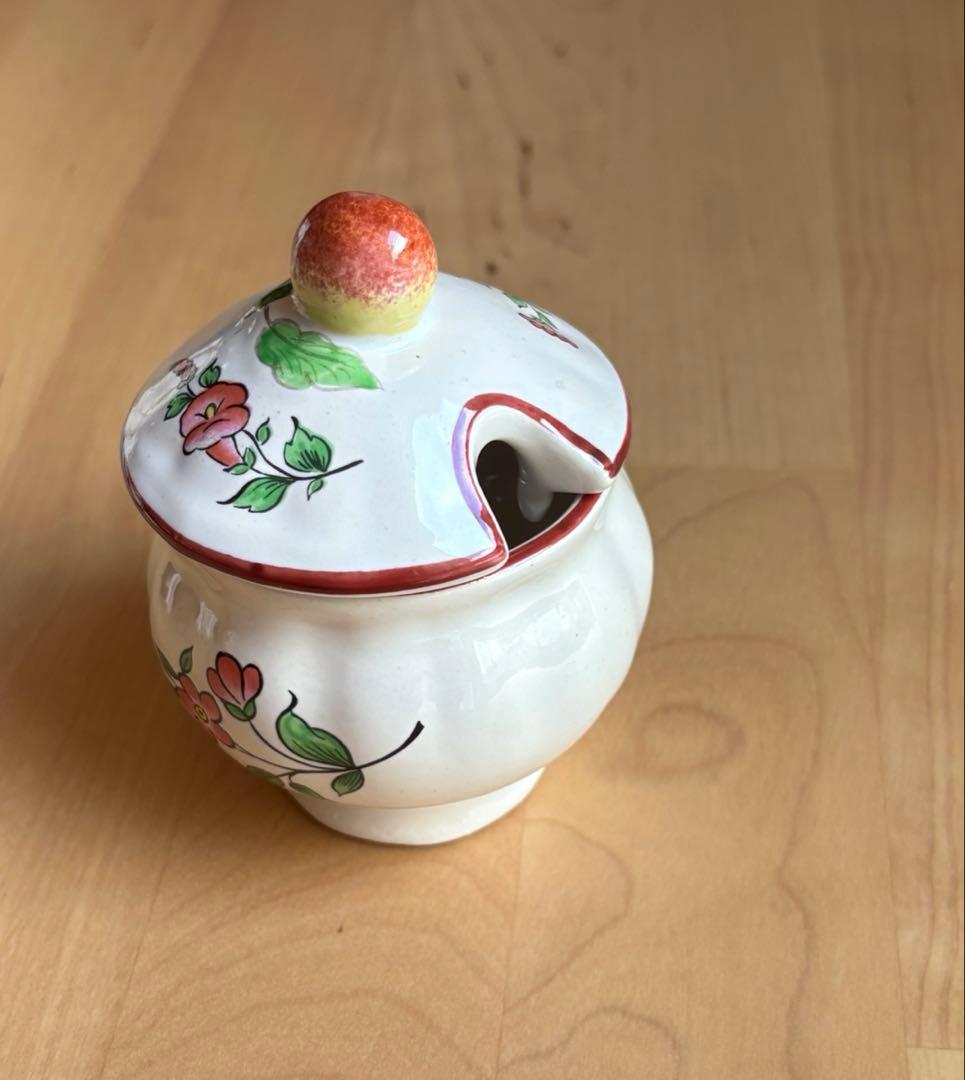 フランス K&G リュネヴィル マスタードポット 完品
