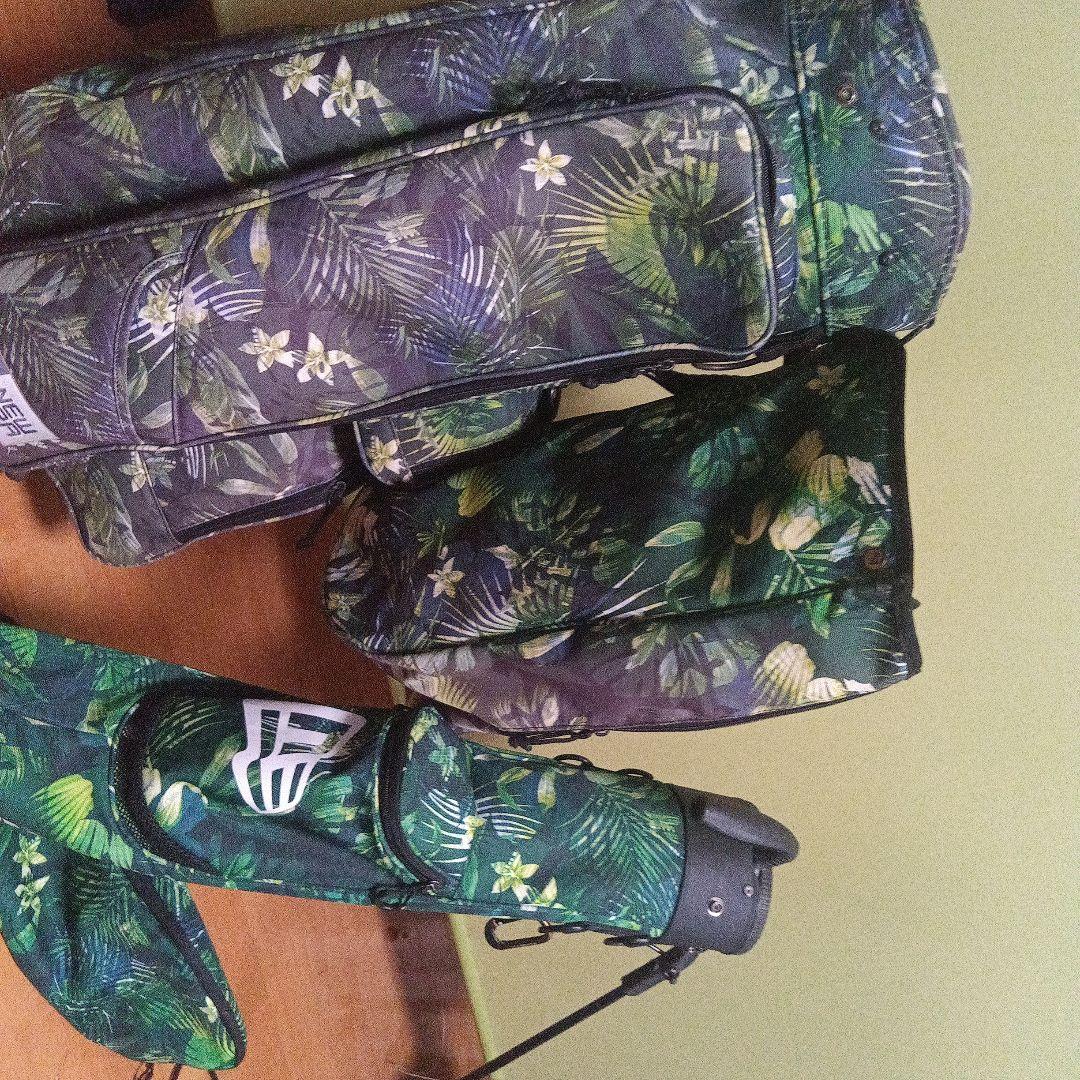 New Era ニューエラ　キャディバッグ ボタニカル　クラブスタンド２点セット