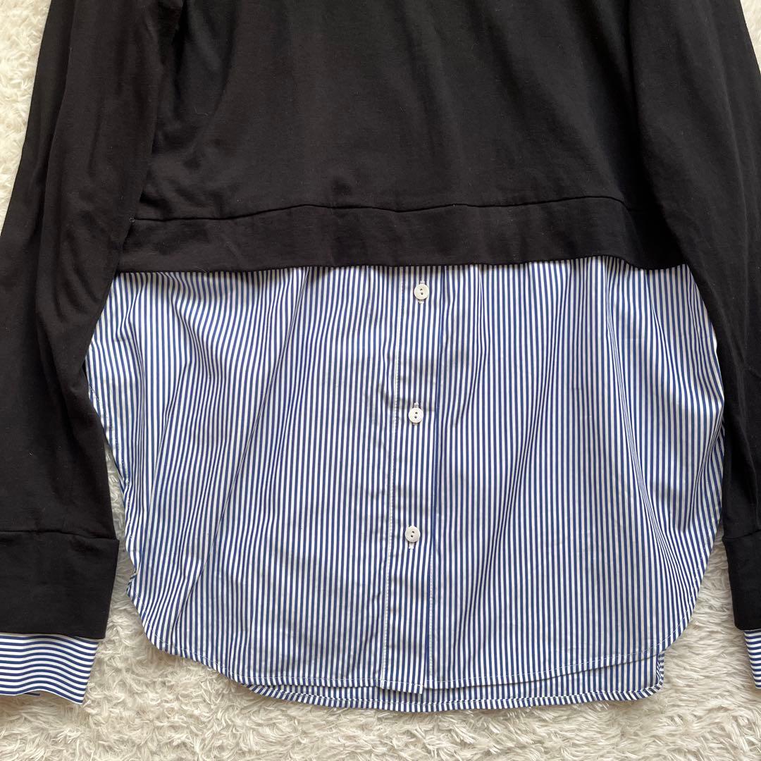 2024AW エンフォルドSHIRT LAYERED LONG-SLEEVE T