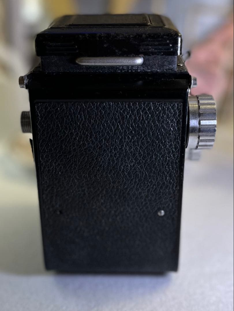 TOYOCAFLEX 二眼レフカメラ レンズ8cm f3.5 革ケース美品