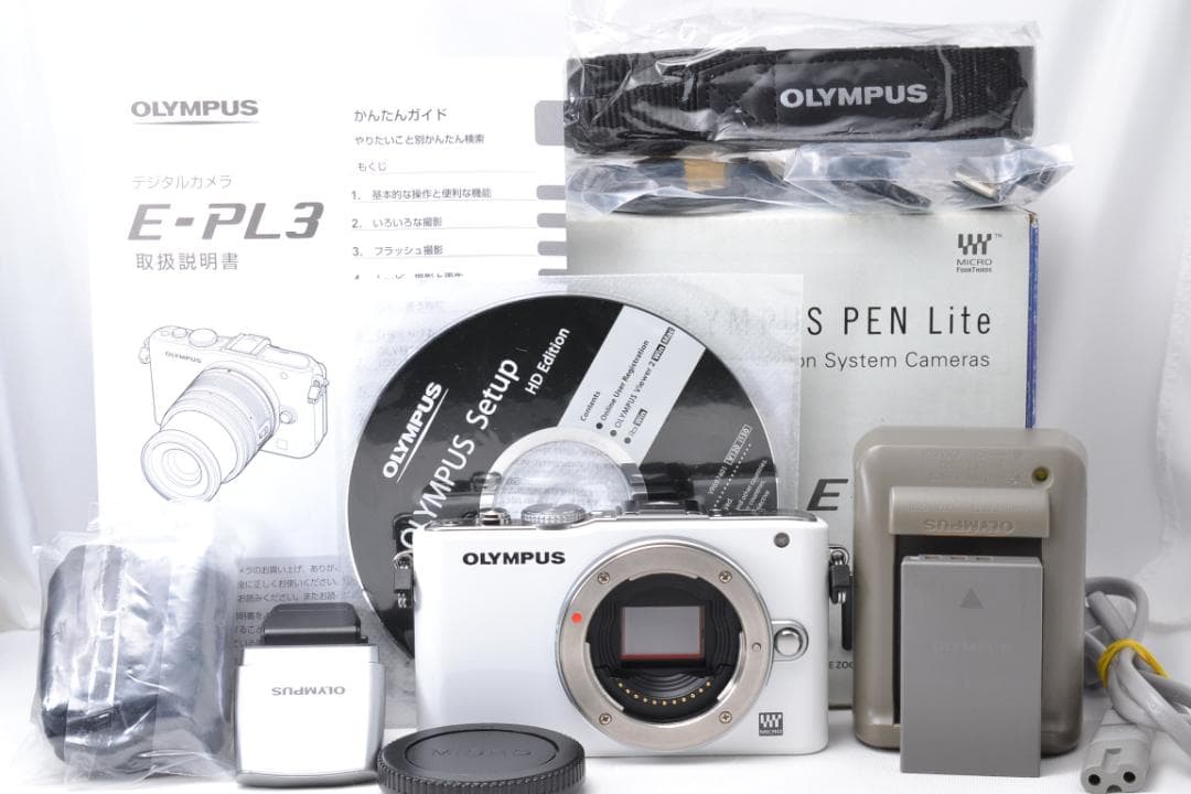 ■ 美品 ■ オリンパス　OLYMPUS E-PL3 ボディ 訳アリ品