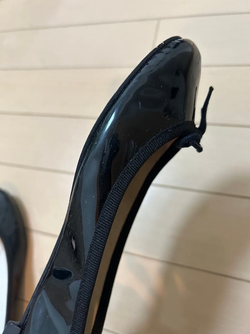 ymt❤️ Repetto ブラック バレエシューズ　38