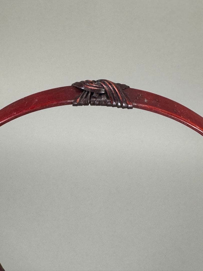 竹籠　渡辺竹清作　いけばな　茶花　花入　小原流　竹細工　竹編手付　花器　華道具