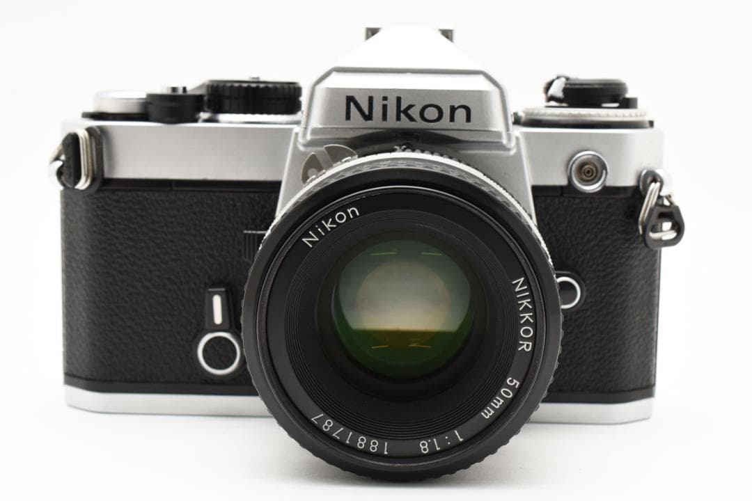 【完動品】Nikon FE Silver + Ai 50mm F/1.8